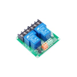 KNACRO DC 12V 30A 2-Channel Relay Module High Or Low Level Triggering with Optocoupler Isolation Load 30A DC 30V AC 250V for PLC Automation Control, Industrial System Control