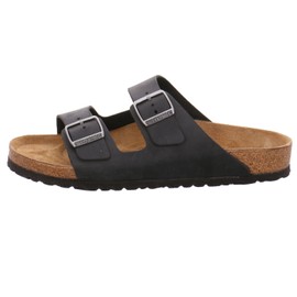 Birkenstock Classic Arizona Leather, Unisex Adult Mules, black