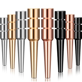 Cribbage Board Pegs 32 Pieces Metal Cribbage Pegs Fit 1/8 Holes Cribbage Board Pegs with a Tapered Design for Cribbage Traditional Board Game, 4 Colors