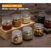 Rainforce Small Glass Mason Jars 8 oz 30 Pack With