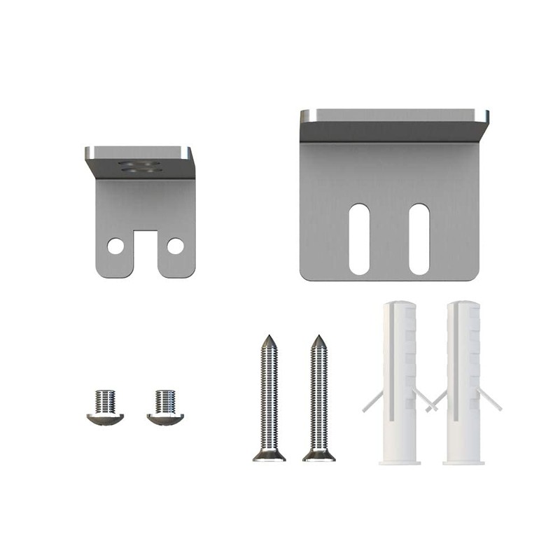 JUBEST Stainless Steel Floor Guide Wall Mount Sliding Barn Door
