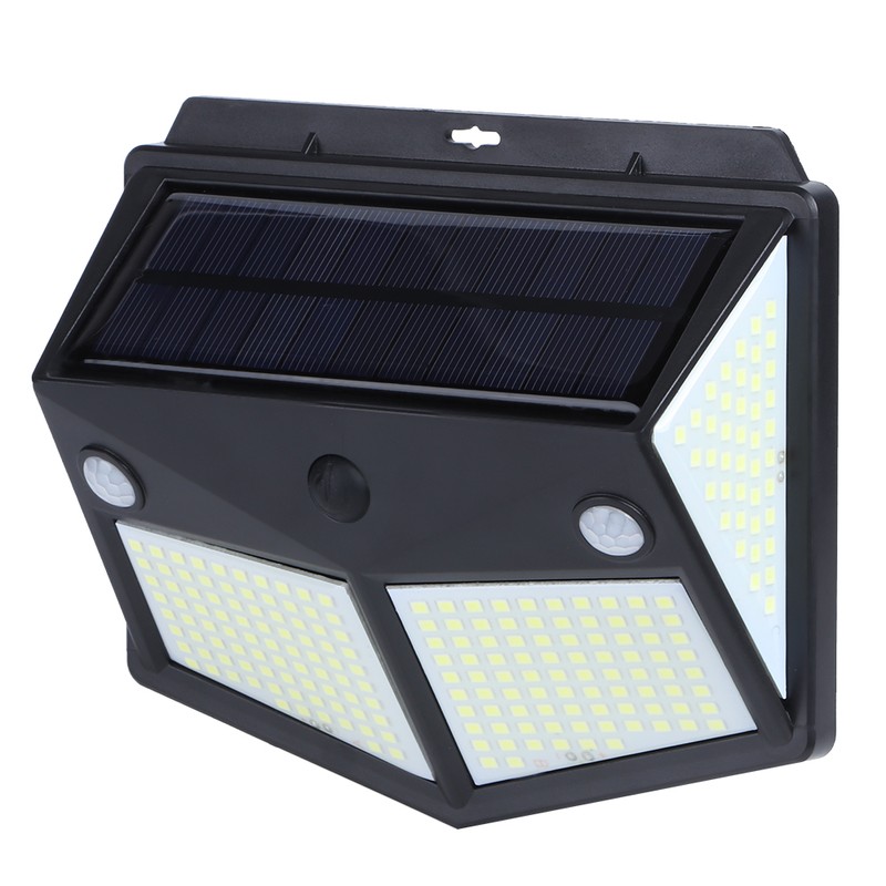 Outdoor 260LED Solar Energy Automatic Induction Wall Light for Garden