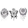 Butterfly Tattoo Moon Tattoo Roses Tattoo Fake Tattoos TBS 3