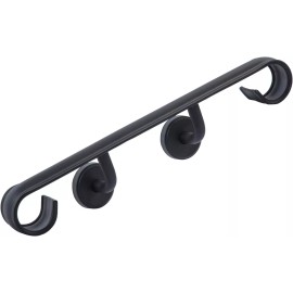 Beetlea 2ft Steel Handrail For Steps Stair Railing Hand Rail Wall-mounted Indoor Rail