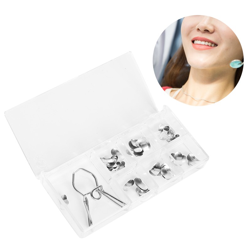Dental Matrices with Springclip Sectional Contoured Matrices Dentist Tools Supplies(AYT503