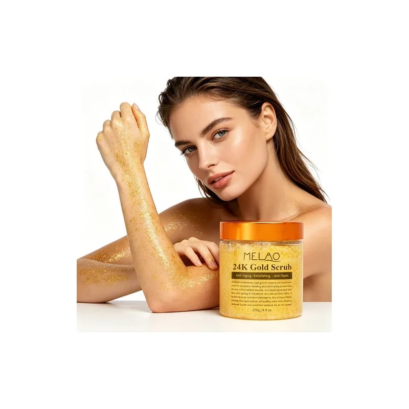 Crema Exfoliante Facial Oro 24k Hipoalergénica 250g
