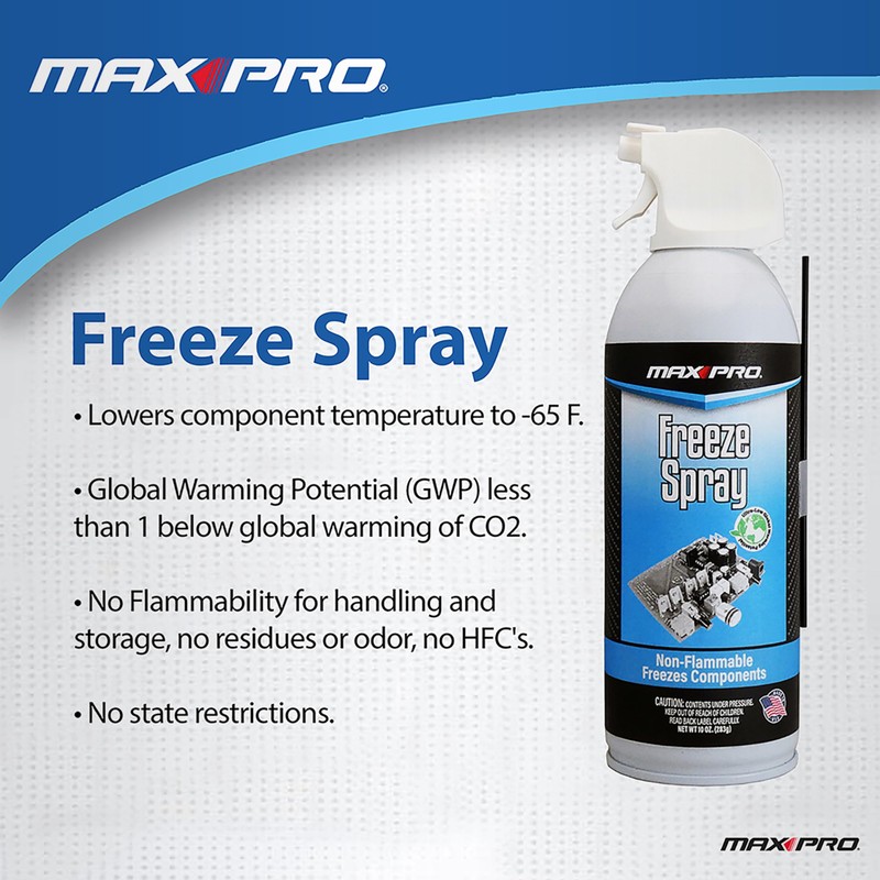 Max Pro 1234 Max Pro® 1234ze Freeze Spray 10 oz.