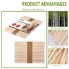 KCKHFA Popsicle Sticks, 100 PCS 5.5"x0.4" Wooden Sticks for Crafts,