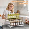 Gucass Pack of 2 4 Tier Spice Rack, Standing, Spice