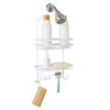 Bath Bliss Shower Head Caddy, Suction Cup Backing, 2 Tier