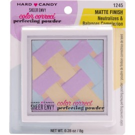 Hard Candy Sheer Envy Color Correct Perfecting Powder - 1245 Matte Finish, 0.28 oz