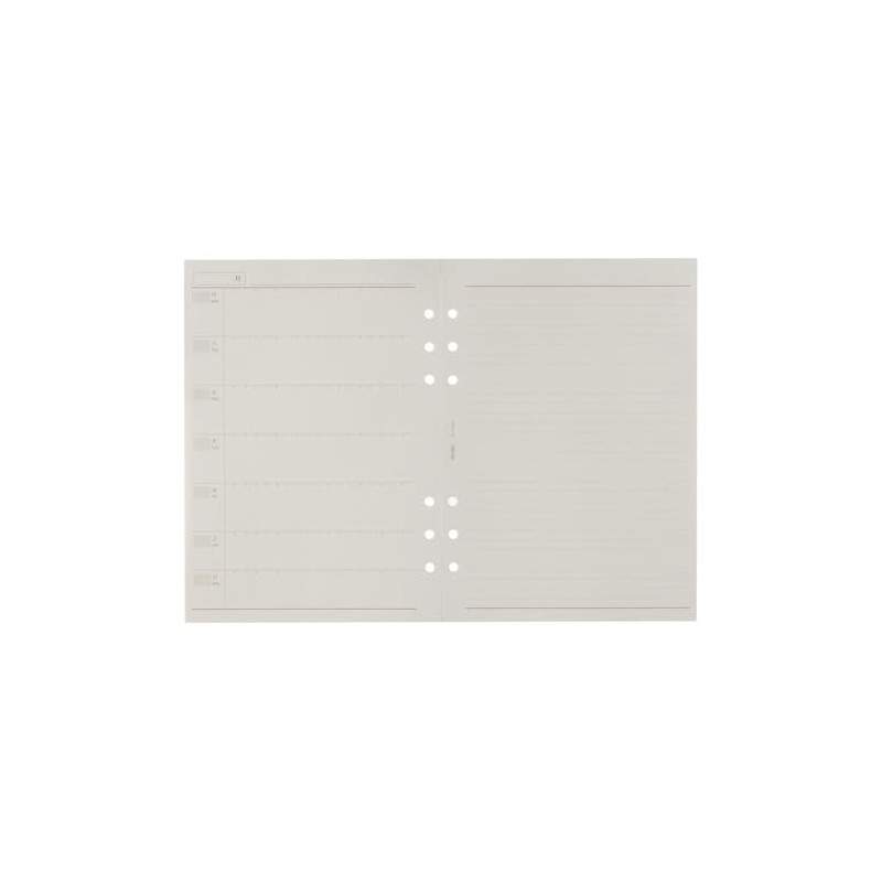 Bindex A5302 Personal Organizer Refill, Horizontal A5 Size, 6 Holes,