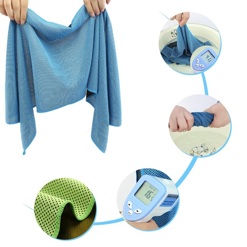 MINGRUO Asciugamano di raffreddamento, Asciugamano rinfrescante, Cooling towel, Freddo Ghiaccio