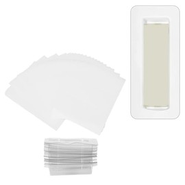 60 bolsitas de plástico transparente para bálsamo labial - Envases profesionales para bálsamo labial (DIY) con adhesivo - Soporte versátil para regalos y cupones