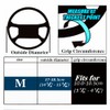 BMLEI Universal Auto Steering Wheel Cover with Top Genuine Leather