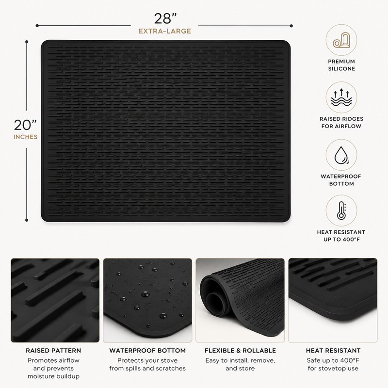 Silicone Stove Top Cover for Glass Cooktops – Extra Large