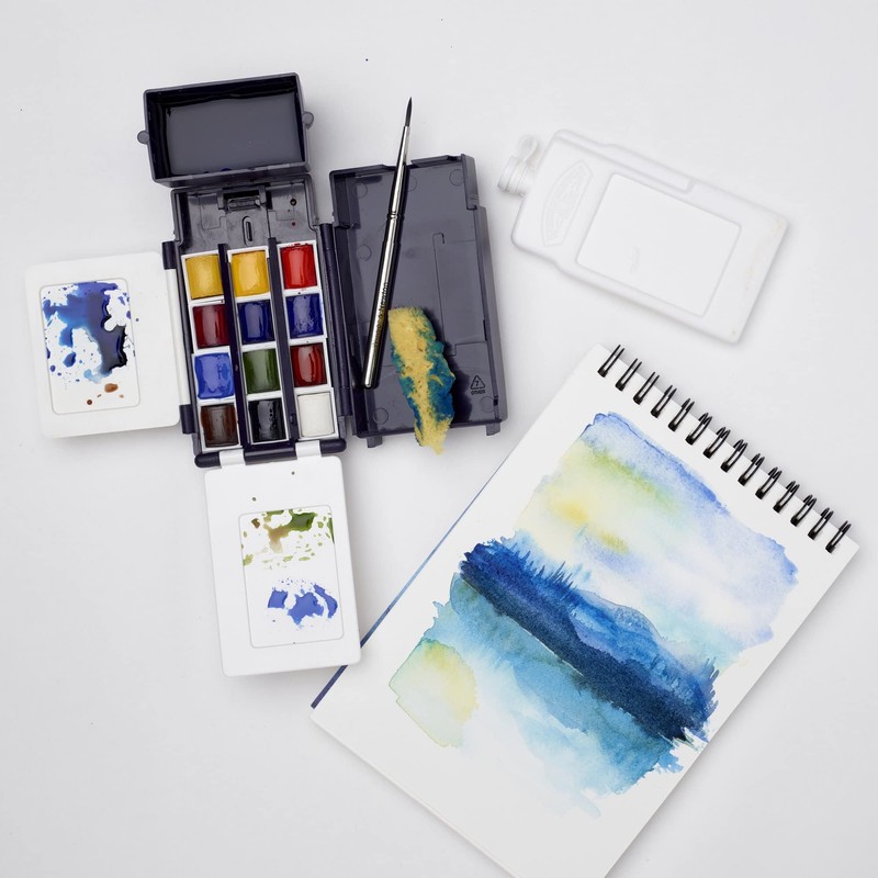Winsor & Newton Cotman Water Colours - 1/2 Pans, Field
