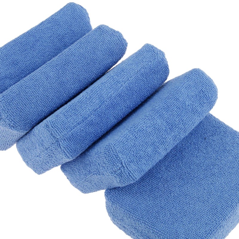 8個入り ポリッシャー バフ スポンジバフ ワックススポンジ 洗車用 研磨パッド カーワックス 研磨用 極細繊維