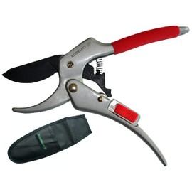 Kleeblatt GbR - Secateurs up to 60% energy saving pruning shears, rose shears, pruning shears, cuts up to 26 mm diameter, ergonomic handle for right-handed and left-handed users, fruit tree shears,