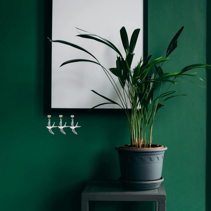 Silver Hinge Head Home Decorationswallow,Magnetic Hinge Dropper Hanging,Magnetic Hinge Head