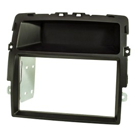 tomzz Audio 2438-022 Double DIN Radio Faceplate Compatible with Opel Vivaro B Nissan Primastar Renault Trafic II 2011-2014 Black without On-Board Computer