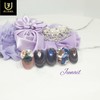 Handmade nail tips at a wine bar - Short Oval