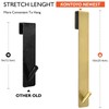 Kontoyo 10 Inch Extended Over Door Hooks, Stainless Steel Towel