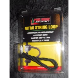 Pine Ridge Archery NITRO STRING LOOP BY PINE RIDGE ARCHERY 3.. 5 INCH PIECES BLACK