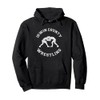 Irwin County Wrestling Distressed Retro Wrestler Pullover Hoodie