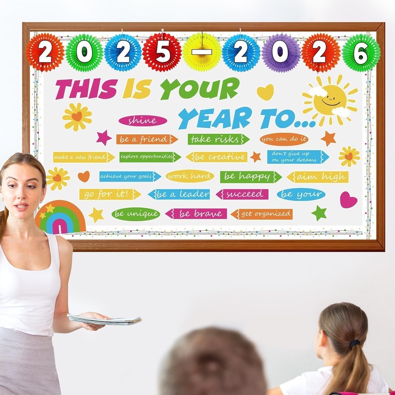 Welcome Back to School Bulletin Board Decorations This is Your