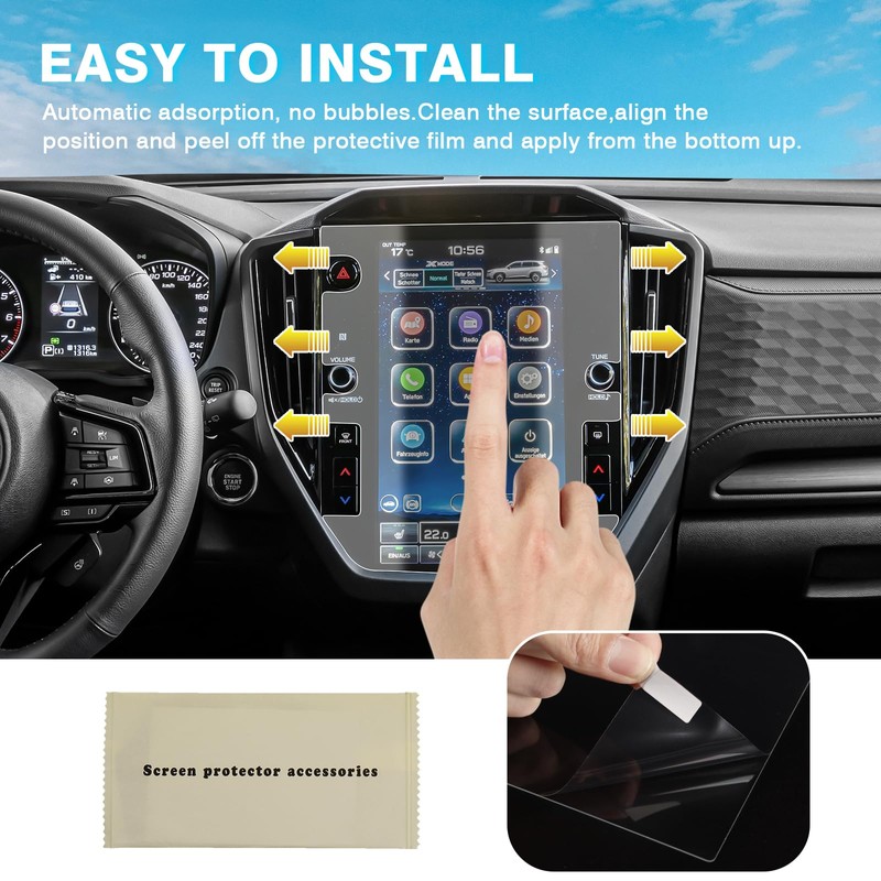 Karltys [Upgrade 2 Pack Screen Protector for 2025 2026 Forester