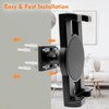 DYAUS 360° Rotating Skateboard Wall Mount, Extending Skateboard Wall Hanger,