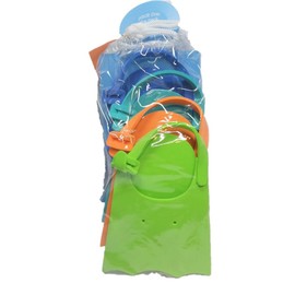 Flippers Swim Fin Attachable Coaster Set-4 Asst Colors