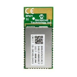 Bluetooth Modules - 802.15.1 Bluetooth 5 Stereo Audio/Low Energy with Flash, I2S, Class-2, with Shield, PCB Antenna - BM64SPKS1MC2-0003AA