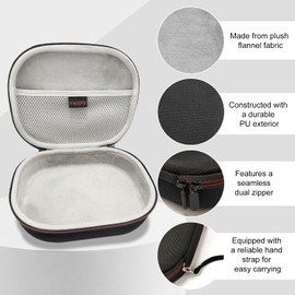 Headphone Case for JBL Tune 510BT /JBL Tune 520BT/500, EVA Hard Case for JBL Tune 760 NC/JBL Tune500BT / JBL Tune500 / JBL Tune600BTNC On-Ear Wireless Foldable Bluetooth Headphones (Black)