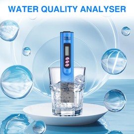 COWANIEE 2 PCS TDS Meter Digital Water Tester Pen LCD with 0-9990 PPM Measurement, Portable for Drinking Water, Swimming Pools, Aquarium, Aquaculture