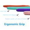 Ortarco Crochet Hooks Set, Ergonomic Soft Handle for Arthritic Hands,