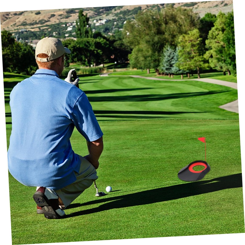 OHPHCALL 1pc Golf Putter Practice Hole Training Aid Device Lightweight