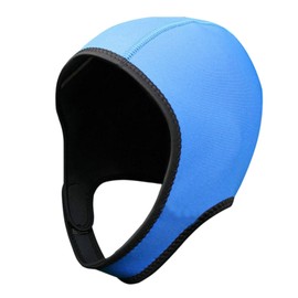 SM SunniMix Scuba Diving Hood Swimming Cap 3mm Neoprene Diving Wetsuit Hood Head Cover Dive Hood Swim Hat for Winter Snorkeling Swimming, Blue