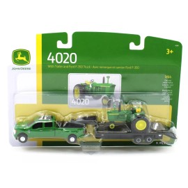 Ertl LP81853 John Deere ERTL 1/64 4020 Tractor with Truck and Trailer