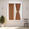 Vatge Terracotta Door Curtains for Doorways Burnt Orange Sidelight Curtains