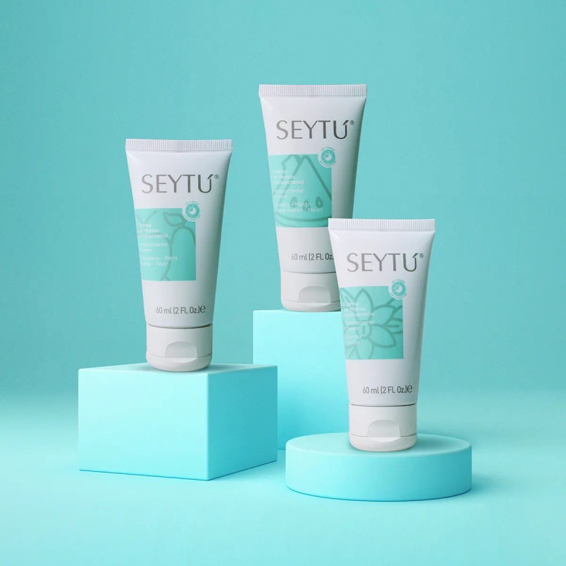 Kit 3 Cremas Antibacteriales Seytú Manos 60 Ml Original