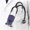 CIYODO 2 pcs Stethoscope Holder Clip Portable Leather Stethoscope Case
