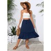 Witsmile Womens Skirts - High Waisted Tiered Skirts for Women
