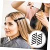 Mikinona 2sets Hair Styling Essential Black Hair Clips Salon Clips