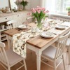 Artscope Happy Easter Table Runner Spring Easter Holiday with Hearts