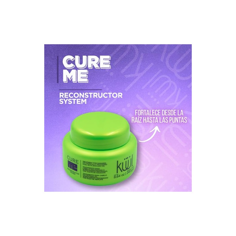 KÜÜL Cure Me Reconstructor Tratamiento para Cabello Maltratado 245g