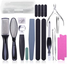 Manicure Set, Portable Nail Clippers for Travel, Professional Stainless Steel Nail Clippers, Fashion Pedicure Set, Gift for Men, Women, Friends and Parents