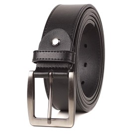 BelePala Big and Tall Belts for Men Black Waist 56 & 58 Inch