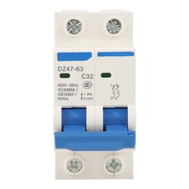 Dz47 63 C63 220 Cataos De Corriente 220V Dz47?63 2Pole 32A Rccb Current Circuit Breaker 220 380V